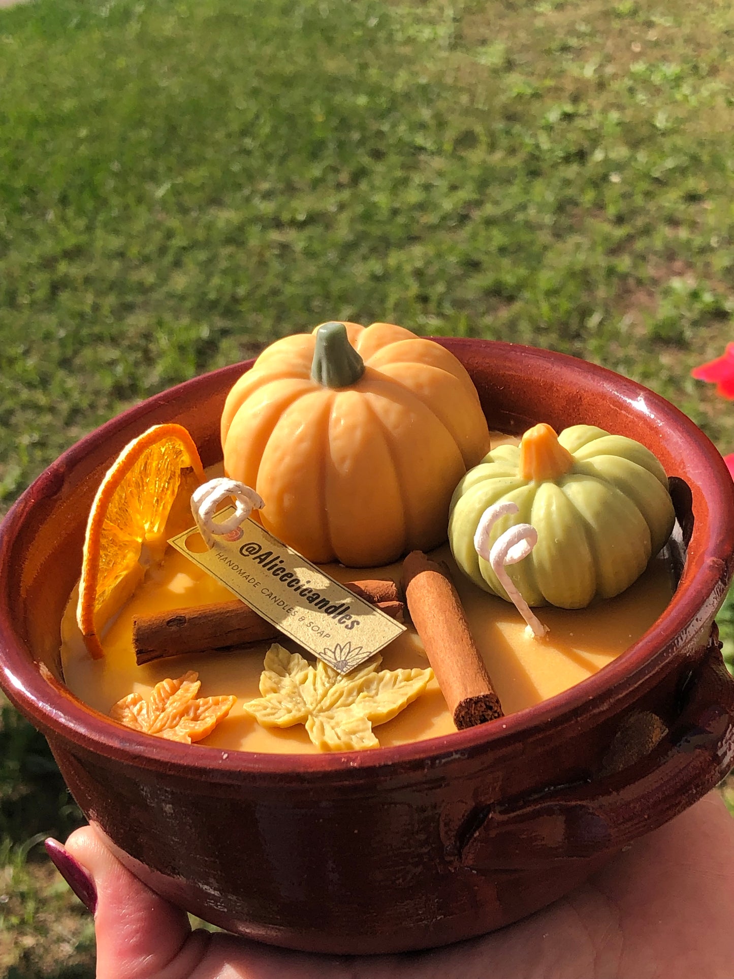 Candela tema autunnale bowl media