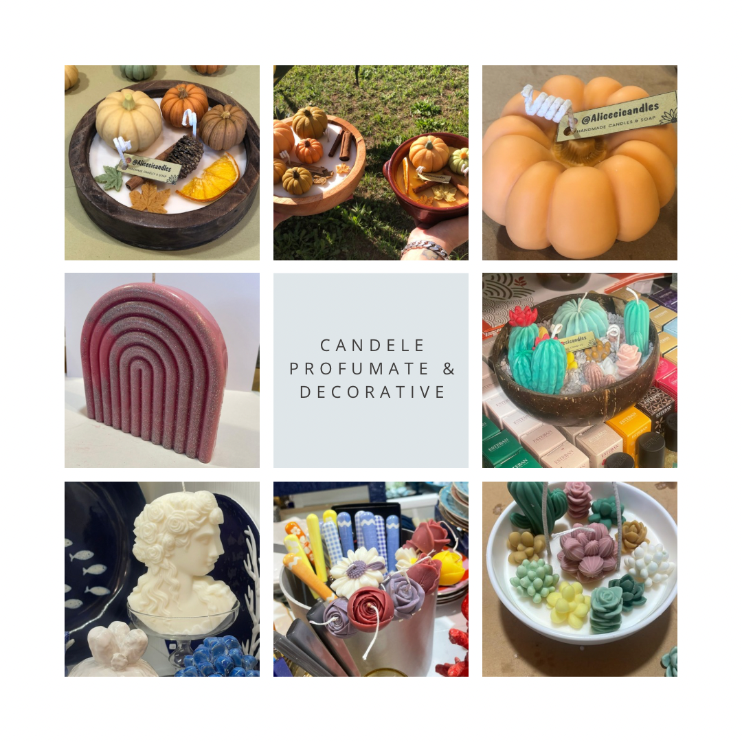 Candele profumate e decorative
