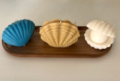 CANDELE TRIS “CONCHIGLIE” 12cm