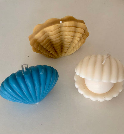 CANDELE TRIS “CONCHIGLIE” 12cm