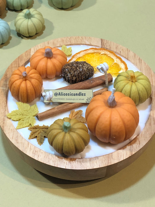 Bowl grande autunnale con zucche